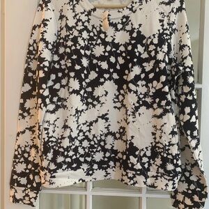 GAP Floral navy and white Sweatshirt NWT